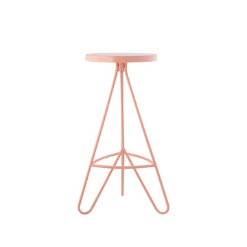 Trinity 30" Modern Industiral Iron Tripod Backless Bar Stool